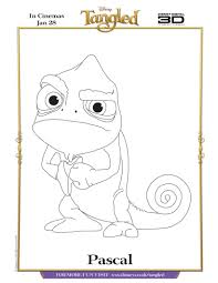 Pascal Coloring Page Rapunzel Birthday Party Tangled Party Tangled Coloring Pages