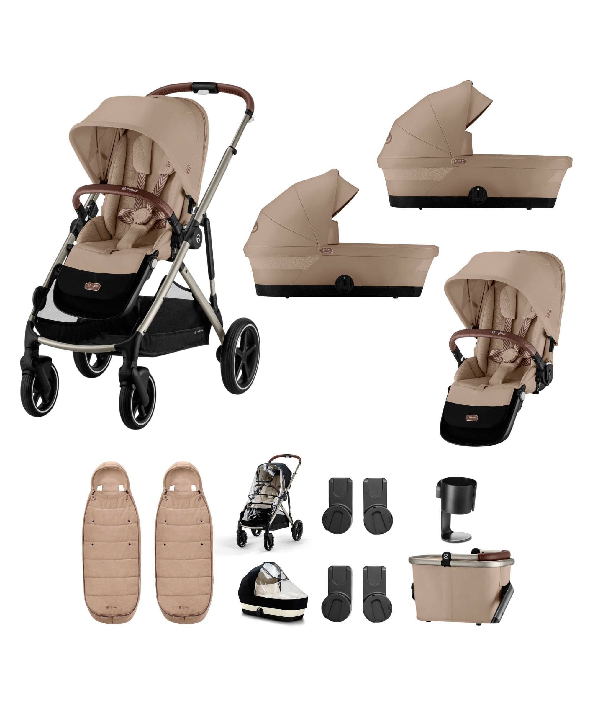 Cybex Gazelle S Modular Travel System Pushchair - Almond Beige