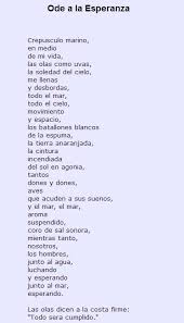 5 Ode A La Esperanza Ode To Hope Spanish Love Poems Love Poems Poems