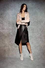 Ena Pelly Mangowood Boutique Leather Blazer My Style Cami Dress