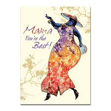 African american happy birthday images. Mama African American Birthday Card 7x5 Inches High Gloss The Black Art Depot