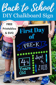 Download How To Make An Easy Back To School Sign On Chalkboard Free Svg