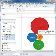 Tableau Bubble Chart Tutorialspoint