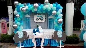 Decoracion Tematica Baby Shower Elefantitos Boy En Acapulco Youtube