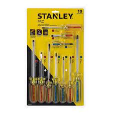 Check spelling or type a new query. Juego De Destornilladores Pro 10 Piezas Stanley Stht69172