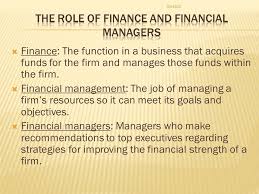 Financial Management Bus The Importance Of Finance And Financial Financial Management Finance Financial
