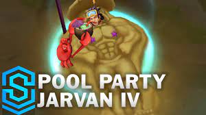 Pool Party Jarvan Skin Spotlight - League of Legends - YouTube