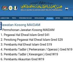 4) semakan tawaran akan dibuka pada 24 disember 2018(isnin). Semakan Jawatan Kosong Maidam Terengganu 2019