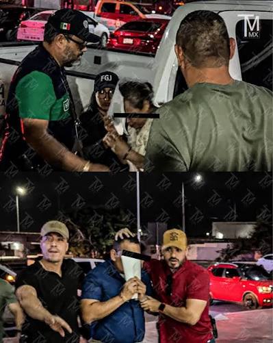 🚨 #ÚltimaHora | OFICIAL: Estas son las primeras imágenes de Jorge Luis “P” y Estrella “N” en calidad de detenido. Todo México pide #JusticiaparaDafne