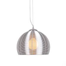 Shop Lenox 1 Light Round Modern Silver Pendant Light Fixture Overstock 12038177