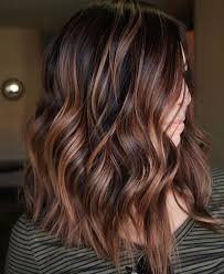 Chocolate Copper Balayage For Black Hair In 2020 Hair Styles Dark Brown Hair Color Medium Hair Styles