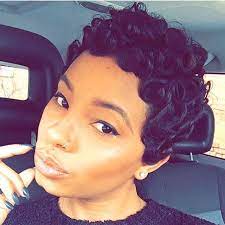 Gorgeous Pixie With Curls Styled By Detroit Stylist Stylesby Mella Classic Voiceofhair Short Sassy Hair Short Hair Styles Sassy Hair