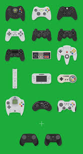 Game Conrollers Vector Set On Behance Game Controller Art Retro Video Games Tatto