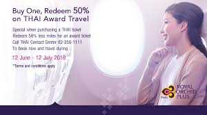 Promotion Buy One Redeem 50 On Thai Award Travel