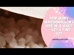 Marshmallow Conversions - Cookies And Cups Chart