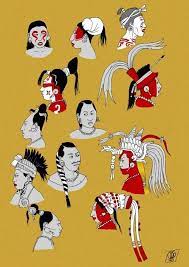 Bangs Hairstyles Braided Mayan Art Aztec Art Maya Art