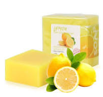 2 Pz Saponetta Limone, Saponetta Naturale Bio, Sapone Fatto a Mano 100g,  Saponetta Solido per Pelle, Capelli, Corpo, Viso, Sapone Limone per Bagno,  ...