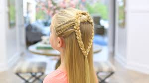 Thclips.com/user/hairstyleconfessions craving more hair love, lets get social hair blog: Mermaid Heart Braid Valentine S Day Hairstyle Cute Girls Hairstyles