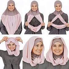 Amazon Com Cotton And Shiffon Head Scarf Instant Black Hijab Ready To Wear Muslim Accessories For Women Cloth Instant Hijab How To Wear Hijab Hijab Designs