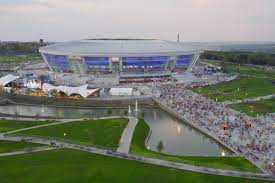 The donbass arena is the first elite category stadium in ukraine and . Stadionpark Donbassarena Donetsk Ukraine Fagus Seelemann Landschaftsarchitekten