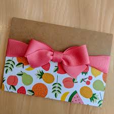 Salade De Fruits Carte De Souhait Carte D Anniversaire Carte De Fete Carte Invitation Boucle Faire Part Shower Bows