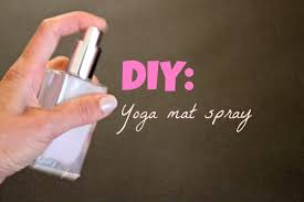 homemade yoga mat spray the fitnessista