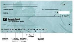 Routing numbers are assigned to individual banks to indicate where the money in a transaction is coming from and where it's going. Td Bank Account Number On Cheque Td Canada Trust Branch Number