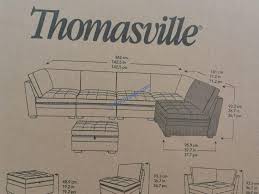 Posted on september 11, 2020. Costco 1288045 Thomasville 6 Piece Modular Fabric Sectional Size 3 Costcochaser