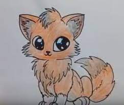Part 2 of the step by step arctic fox cartoon drawing lesson by at the top of the head, sketch two triangular ears. How To Draw A Cartoon Fox Step By Step