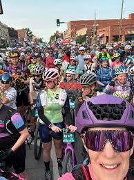 SuperBloom Womens only Gravel Race 50km start Glennwood Iowa, Women  organized for the ladies… The 2nd race 50km incudes a bit of stretching  excersise, as many are 1st time racers and are