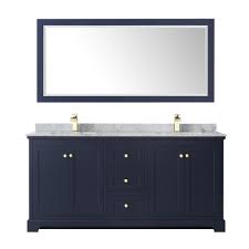 Wyndham collection avery 72 inch double bathroom vanity in white, white carrara marble countertop, undermount square sinks, and no mirror product description & features: Wyndham Collection Avery 72 W X 22 D Vanity And White Carrara Marble Vanity Top With Rectangular Undermount Bowls And Mirror At Menards