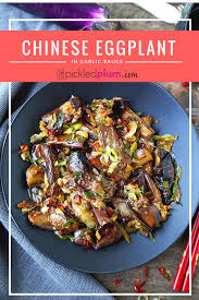 Chinese Eggplant With Garlic Sauce Quick Sweet And Tangy Chinese Eggplant With G Chinese Eggplant Recipes Healthy Chinese Recipes Eggplant With Garlic Sauce