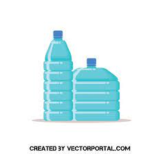 Empty Plastic Bottles Vector Image Empty Plastic Bottles Plastic Bottles Bottle