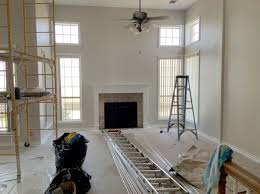 Dj sent this question in which is a common dilemma: Interior House Paint Project High Ceilings Surepro Painting