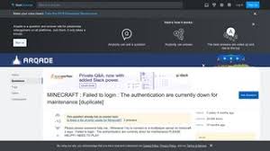 If the minehut servers are down for maintenance, then it means what . Failed To Authentication Servers Are Currently Down For Maintenance Login And Support