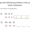 In the generic form of the formula (above) num1 represents the first number (the antecedent) and num2 represents the second number (the consequent). 1