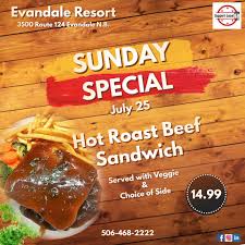 Maybe you would like to learn more about one of these? Evandale Resort Enjoy A Classic Hot Roast Beef Sandwich Facebook