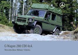 Compare this entry against any other in our database) Calameo Mercedes G 461 Brochure Military