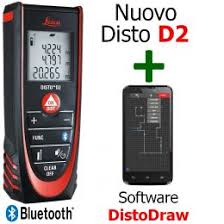 In omaggio software 3droom per il rilievo d'interni + successioni e volture 6 mesi. Distanziometro Laser Leica Disto D2 Con Bluetooth Farad Srl