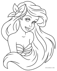 The three primary colors are red, blue, and yellow. Ariel Coloring Pages Cool2bkids