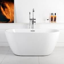 55 inch free standing tub with drain, overflow. Ferdy Bali 55 X 28 Freestanding Soaking Bathtub Wayfair