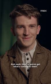 Stills of Ewan Mitchell from the new HOTD S2 promo! Davey Sutton (Ewan's  stylist) is a magician! The jacket colour is gorgeous! Hopefully we get to  see the full look at some