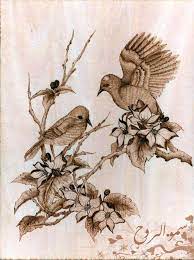 سمو الروح رسمتين بالحرق على الخشب بالخطوات wood burning art wood burning stencils pyrography art