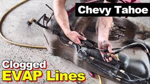 2005 Chevy Tahoe Fuel Filling Slowly Part 2 Clogged Vent Lines Youtube