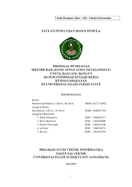 Entri tersebut akan berlanjut selama umur proses produksi karena biaya timbul. Pdf Proposal Penelitian Metode Rad Rapid Application Development Untuk Rancang Bangun Sistem Informasi Kuliah Kerja Kemasyarakatan Di Universitas Islam Syekh Yusuf Djamaludin Djamaludin And Mohammad Ridwan Academia Edu