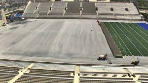 The xtreme turf pitch manufactured by act global and installed in conjunction with local partner decor india delivers a unique standard in india with its distinction of fifa quality pro. Tulsa Football Field Turf Cool Play Installation Youtube