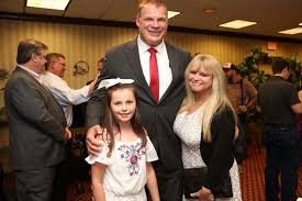 Legendary Wwe Superstar Kane Glenn Jacobs With His Wife Crystal Goins Jacobs And Their Granddaughter Maddison At His Camp Wwe Couples Kane Wwe Wwe Superstars