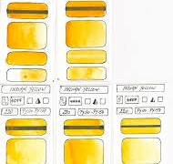 All about Yellows commented swatches by Pigments - Désiré ...