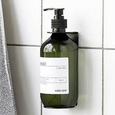 Black And White Hand Soap Dispenser Designstuff Sanitiser And Soap Dispenser Holder Black Soap Dispenser Wall Soap Dispenser Soap