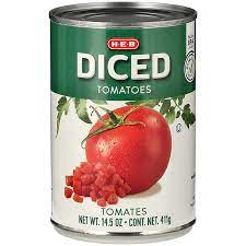 H E B Select Ingredients Diced Tomatoes Shop Canned Dried Food At H E B